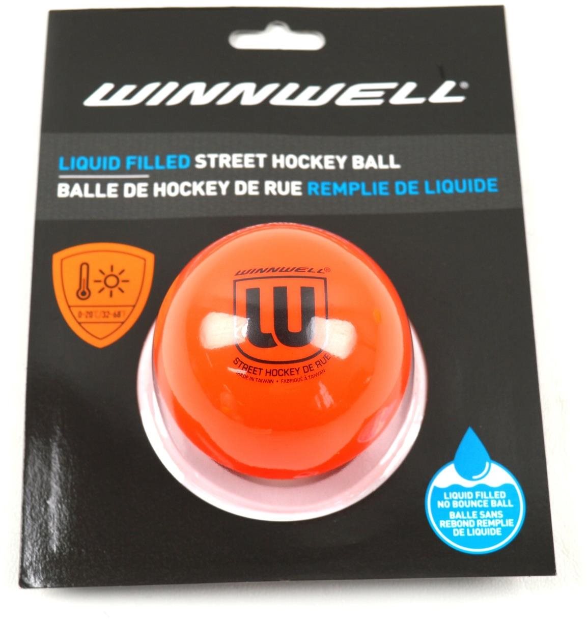 WINNWELL BALÓNEK LIQUID FILLED Hokejbalový míček, oranžová, velikost