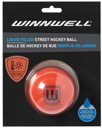 WINNWELL BALÓNEK (CARDED) Hokejbalový míček, oranžová, velikost