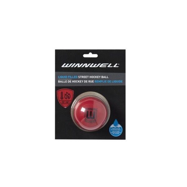 WINNWELL BALÓNEK (CARDED) Hokejbalový míček, červená, velikost