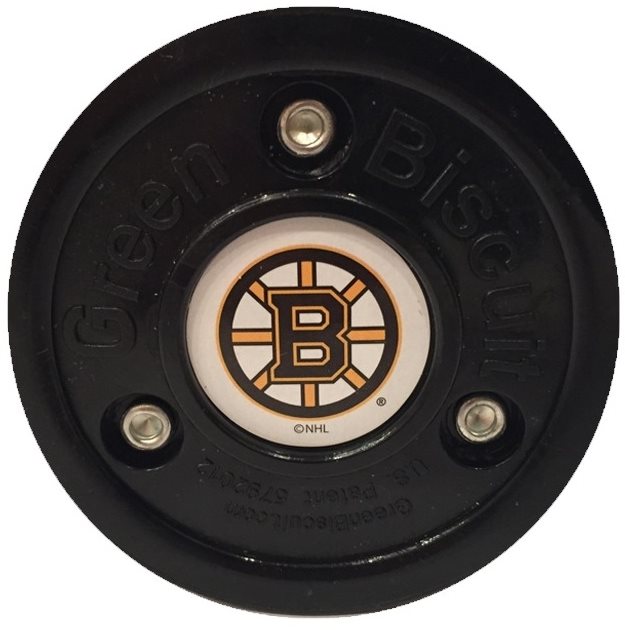 Green Biscuit BOSTON BRUINS NHL Puk, černá, velikost