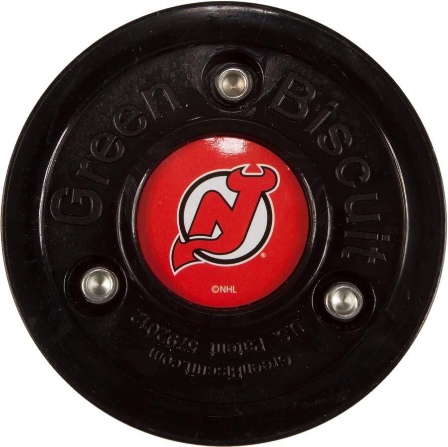 Green Biscuit NEW JERSEY DEVILS NHL Puk, černá, velikost