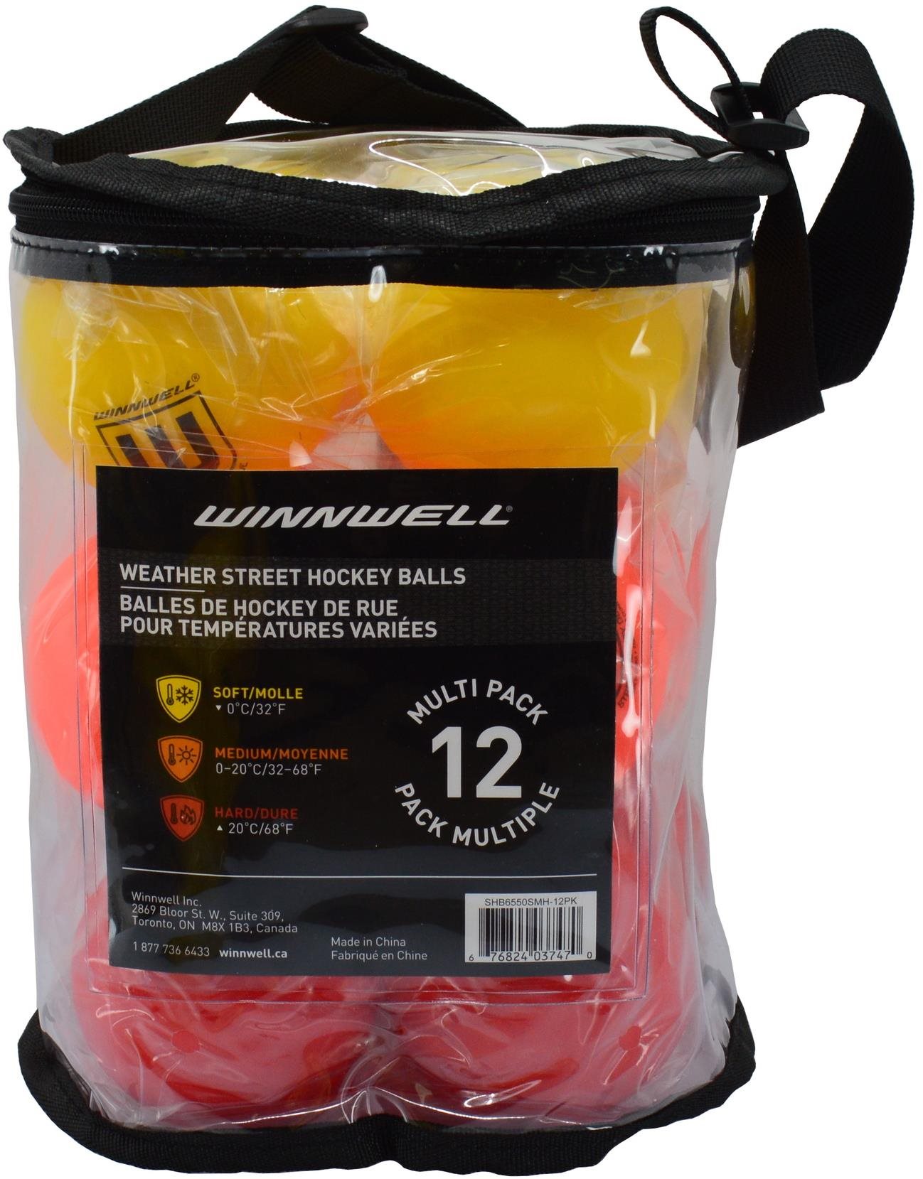 Winnwell míčky Weather 12 kusů Mix