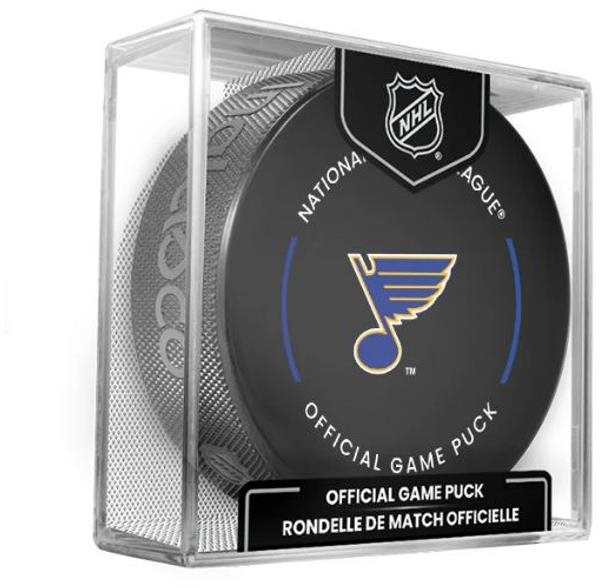 InGlasCo Fanouškovský puk NHL Official Game Puck (1ks), St. Louis Blues