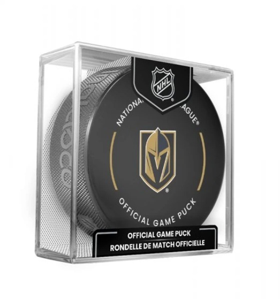 InGlasCo Fanouškovský puk NHL Official Game Puck (1ks), Vegas Golden Knights