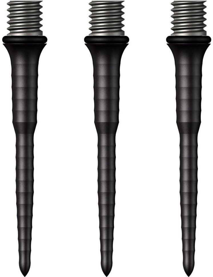 Mission Kovové hroty Titan Ripple, black 30 mm