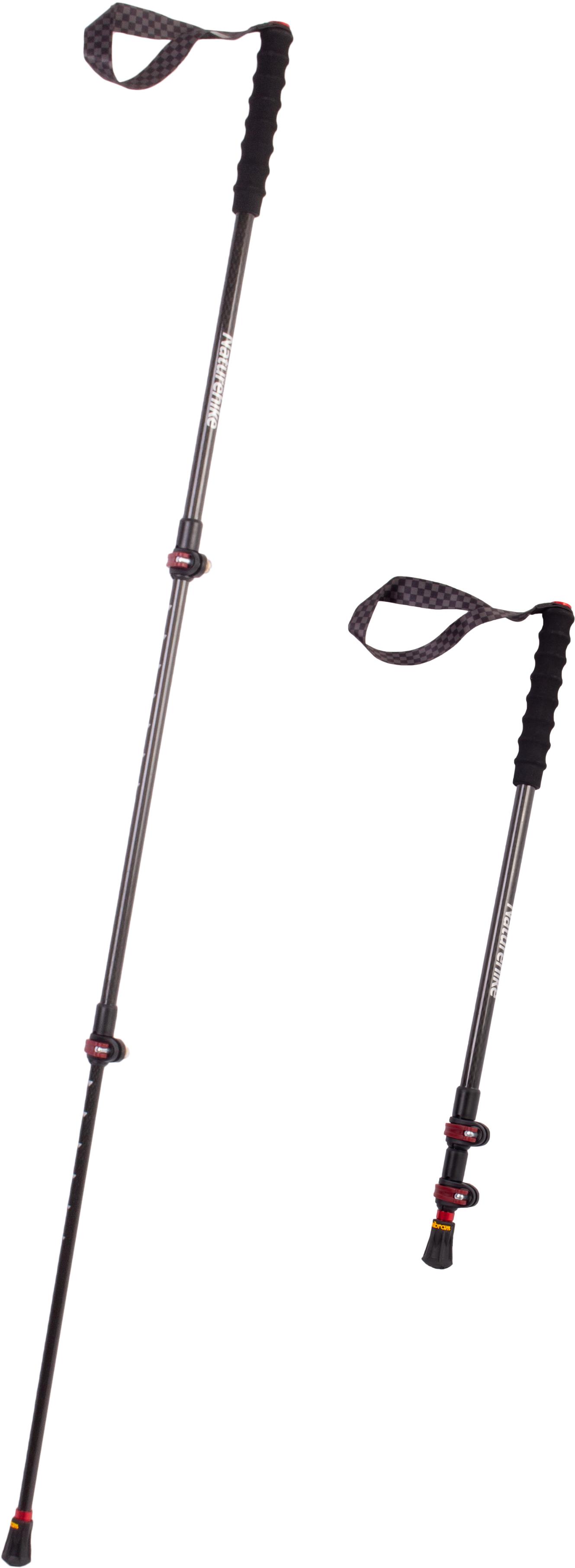 Naturehike Trekingová hůl červená, 130 cm, 1 ks