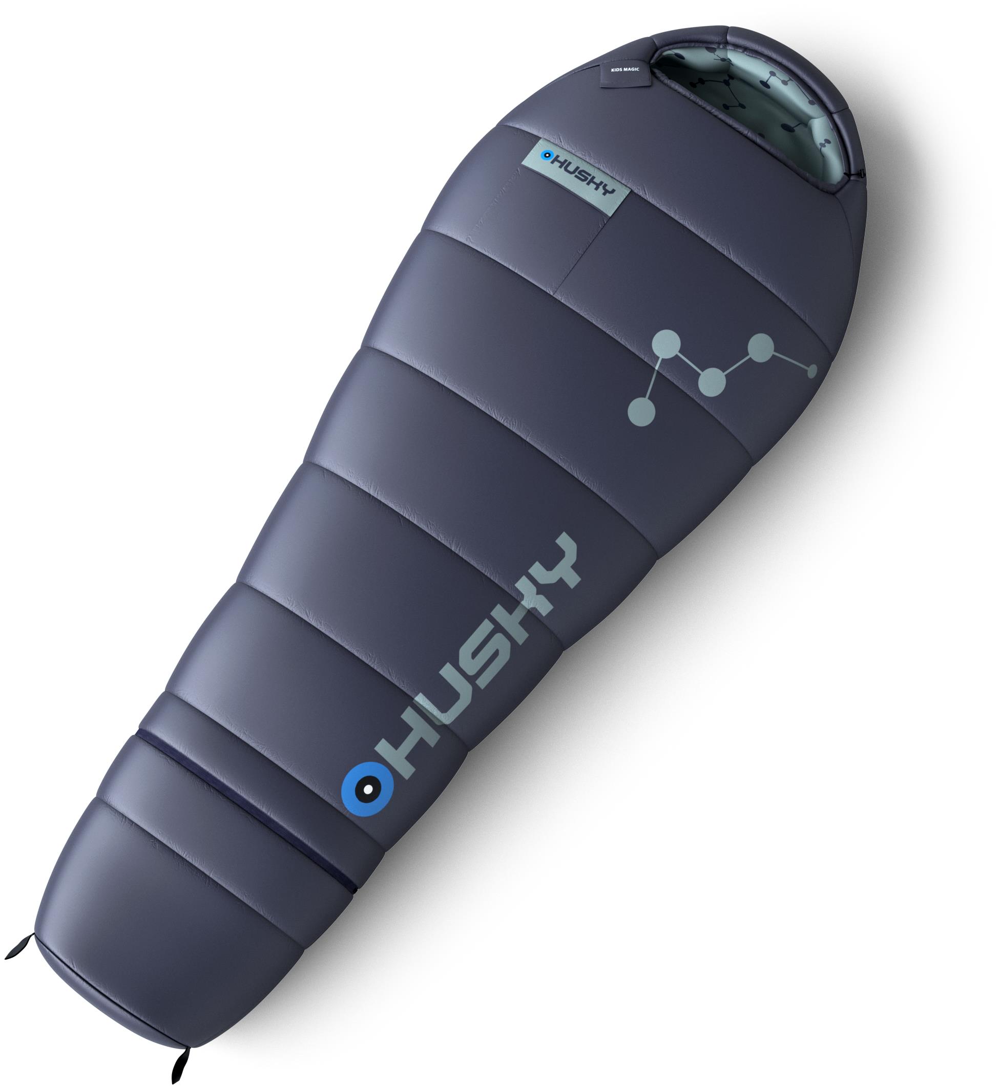 Husky Kids Magic -15 blue/turquoise Syntetický třísezónní dětský spacák