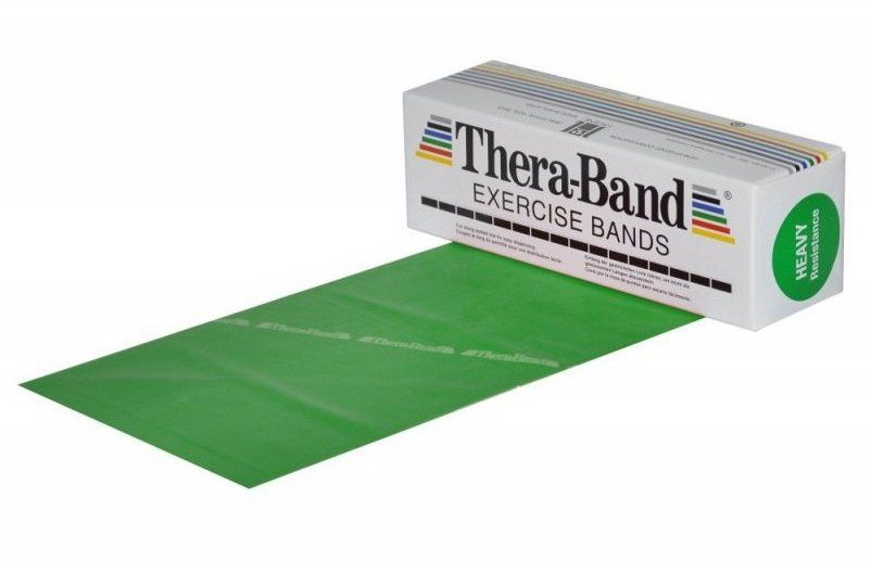 THE HYGENIC COMPANY Thera-Band posilovací guma 5,5 m, zelená, silná