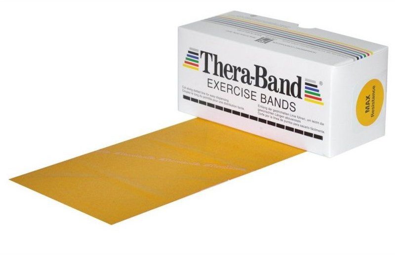 THE HYGENIC COMPANY Thera-Band posilovací guma 5,5 m, zlatá, max. silná