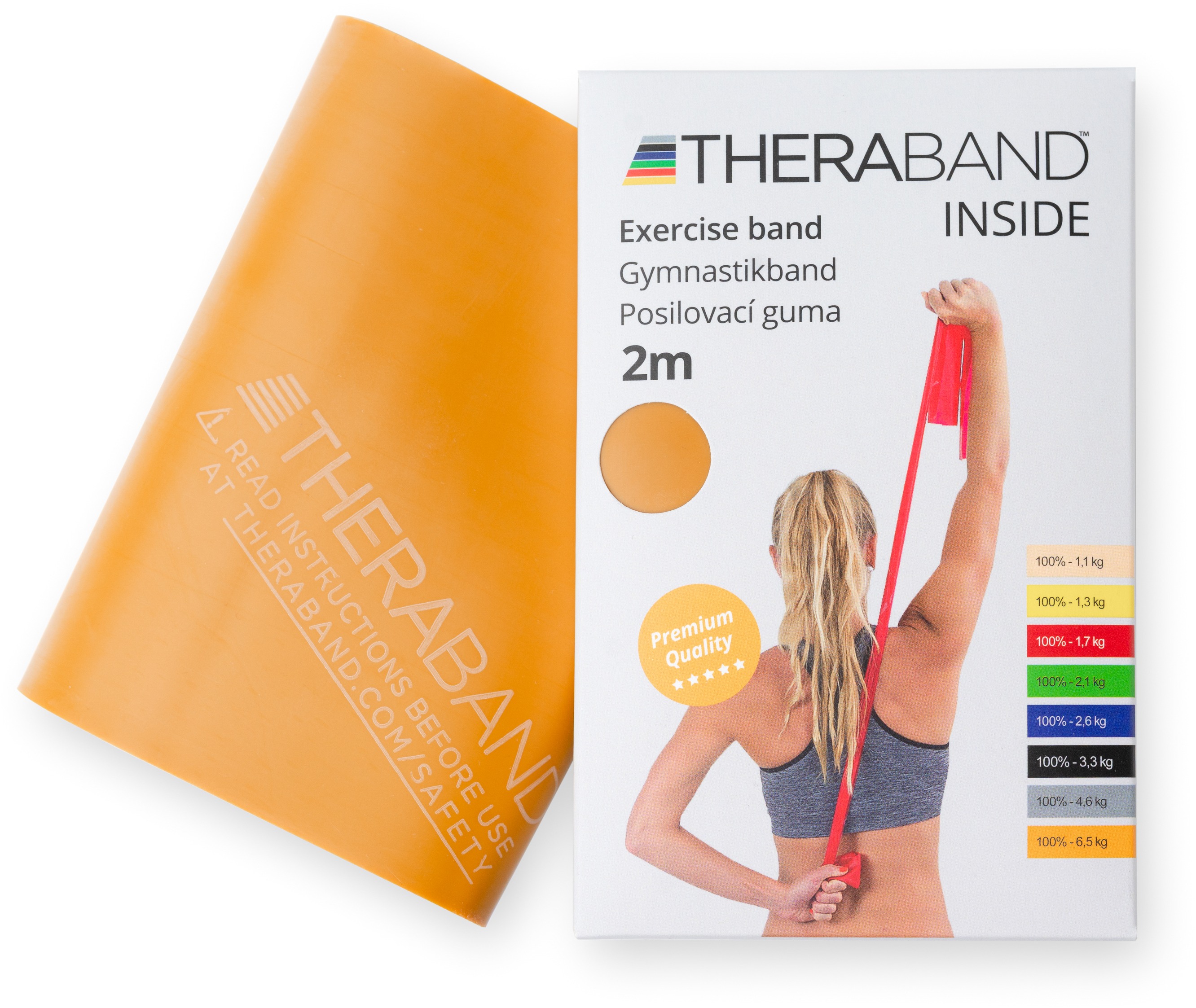 Thera-Band 2m zlatá