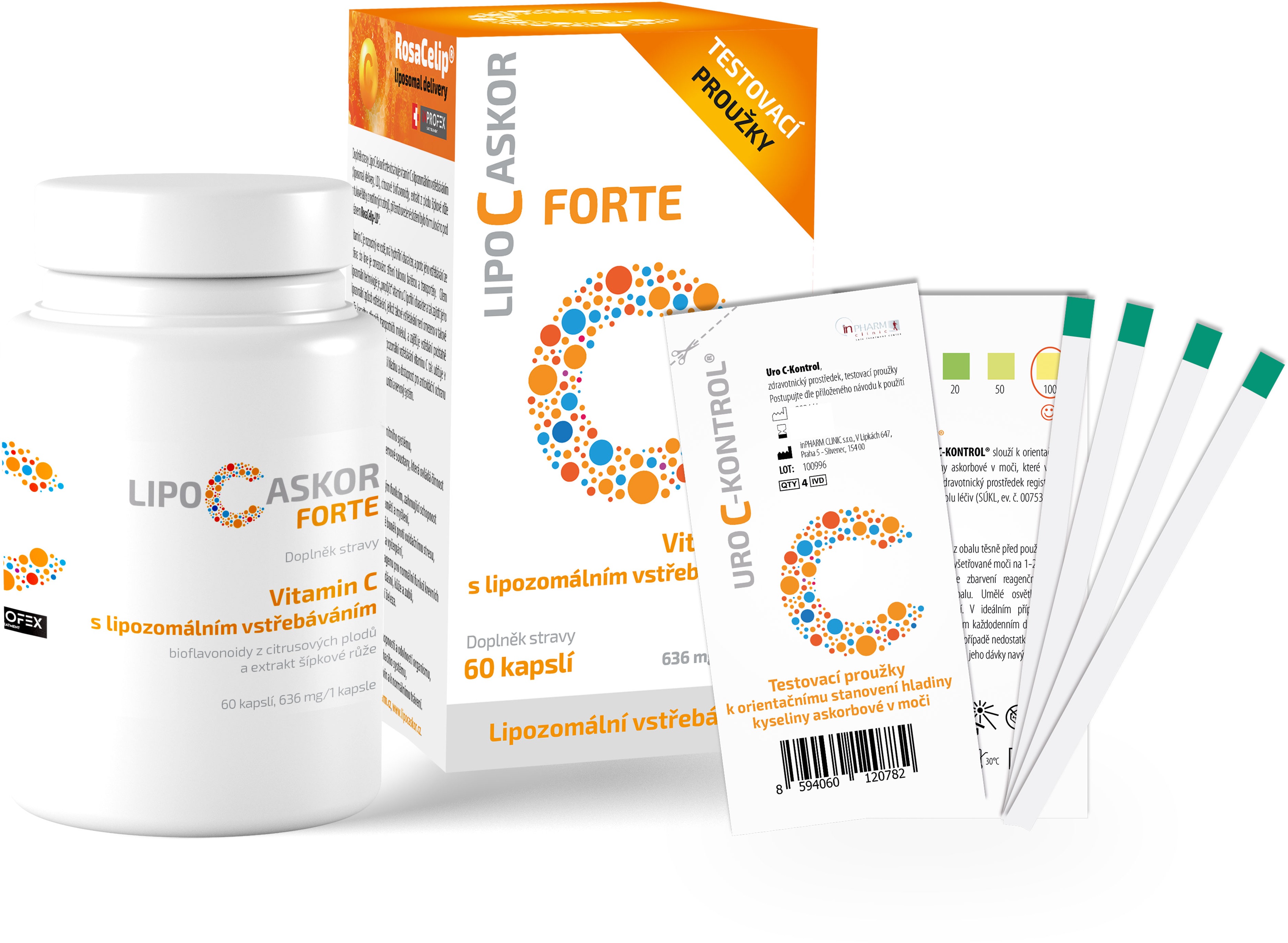 inPHARM Lipo C Askor Forte 60 kapslí