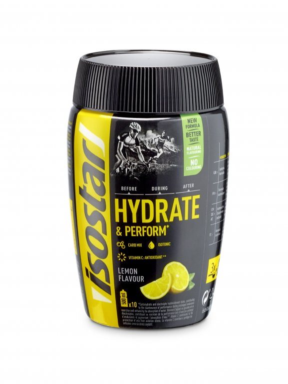 Isostar Hydrate & Perform powder 400 g, citron