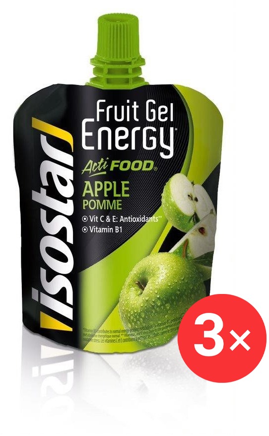 Isostar Actifood 3 x 90g, Jablko