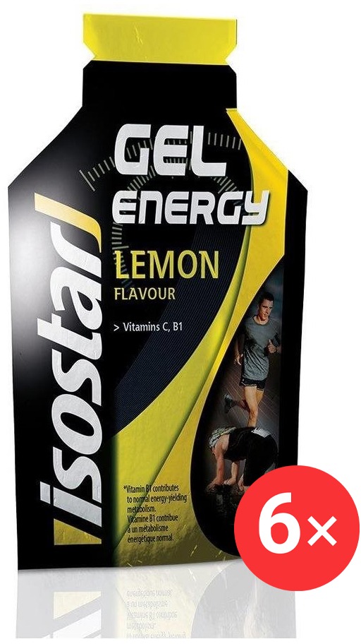 Isostar Energy gel 6 x 35 g, Lemon