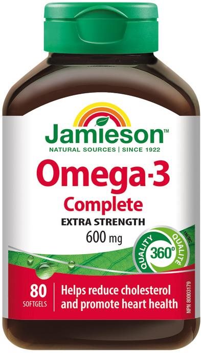 JAMIESON Omega-3 Complete 80 kapslí