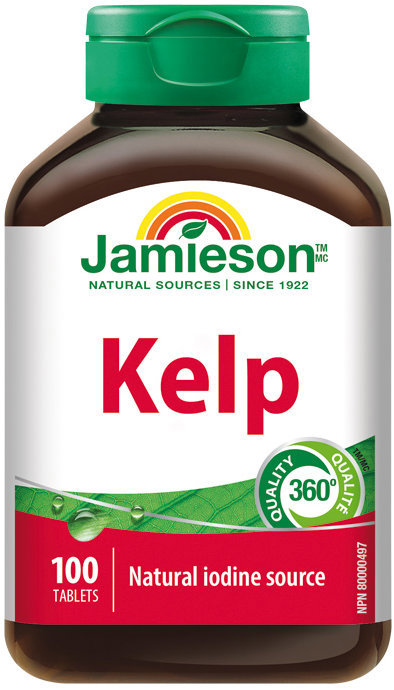 Jamieson Kelp mořské řasy 650 mcg 100 tablet