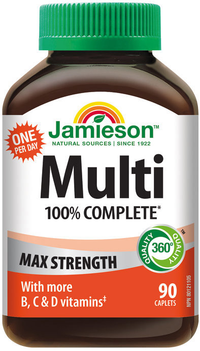 Jamieson Multi COMPLETE MAX Strength 90 tablet