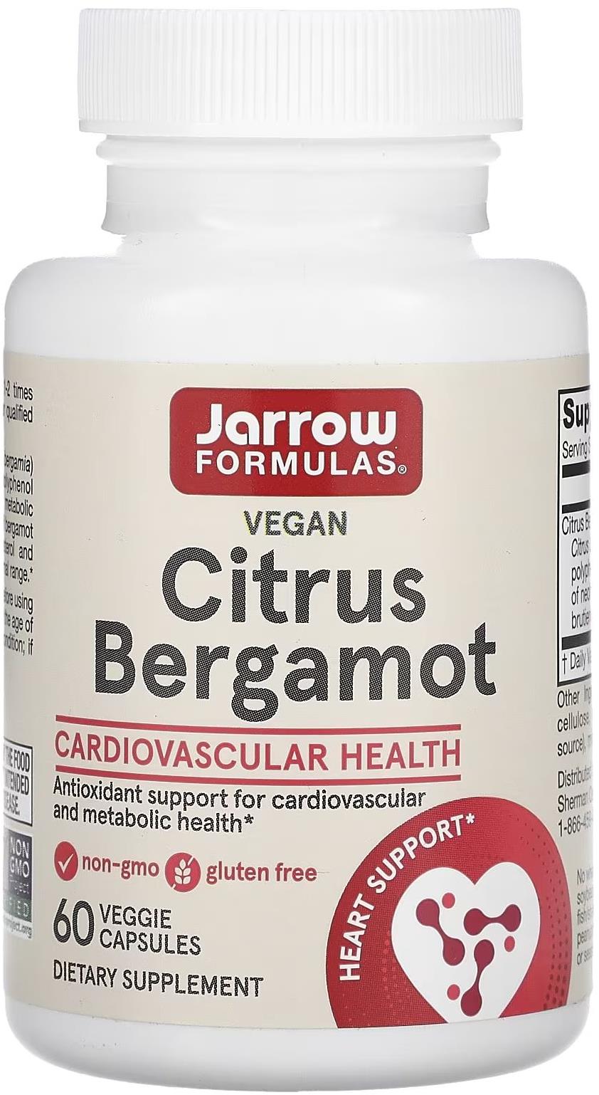 Jarrow Formulas Citrus Bergamot 500 mg, 60 veg.kapslí