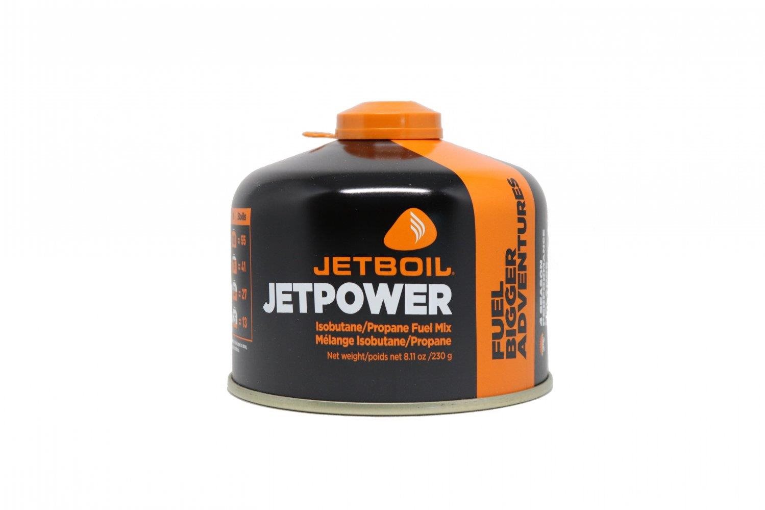 Jetboil JETPOWER FUEL - 230GM Plynová kartuše, oranžová, velikost
