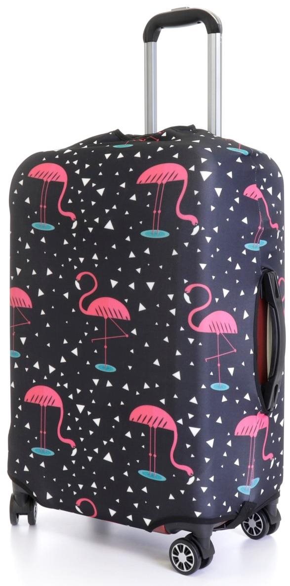 Obal na kufr T-class (plameňáci) Velikost XL (výška kufru cca 75cm)
