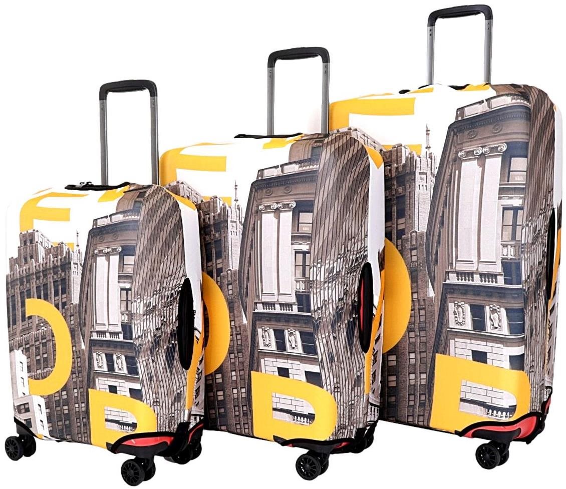 T-class® Sada 3 obalů na kufry město