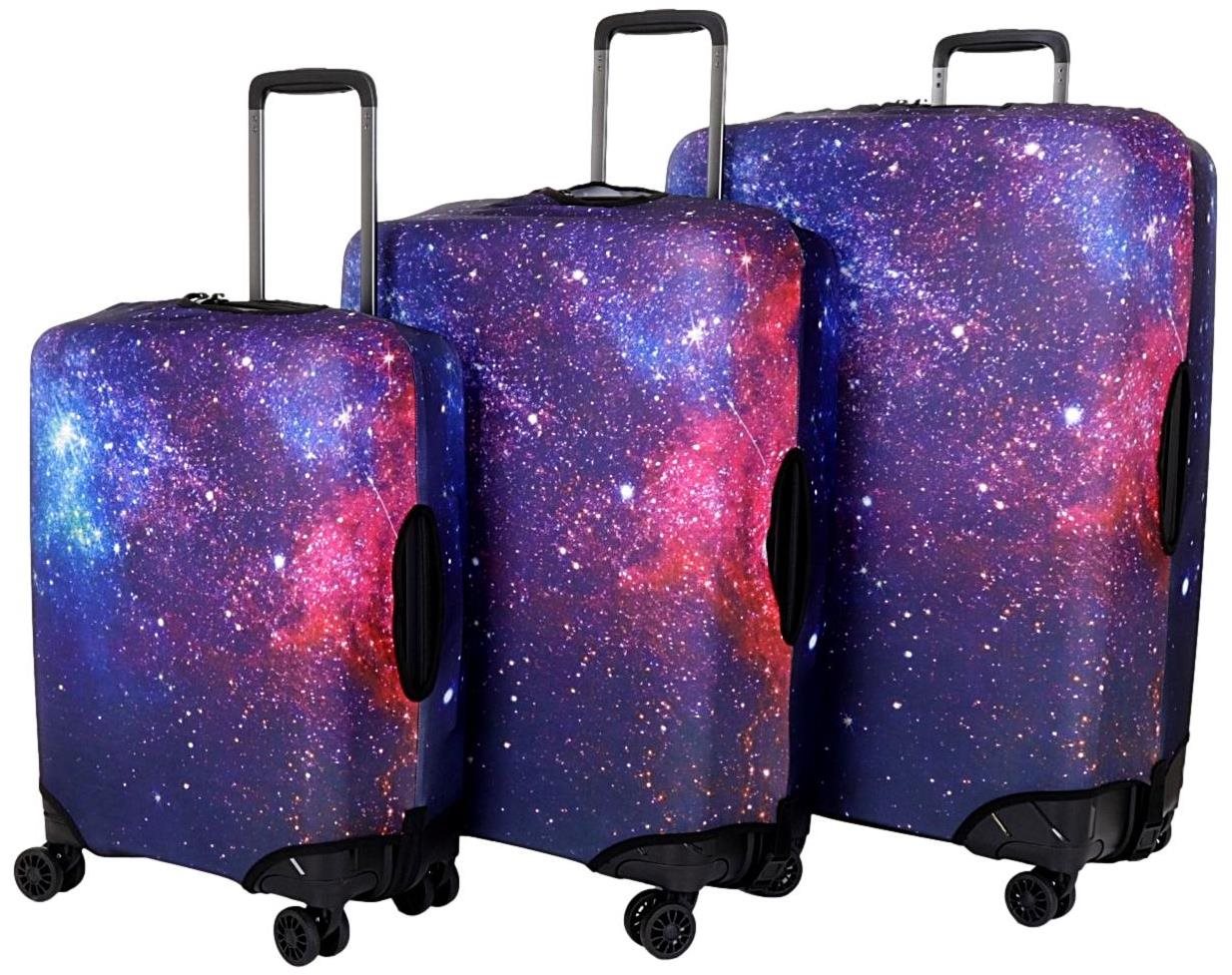 T-class® Sada 3 obalů na kufry Vesmír