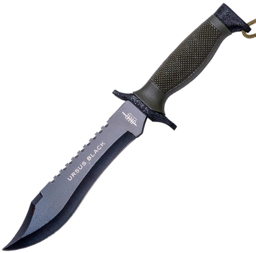 JKR Taktický nůž Ursus Black, plast, černo-zelený
