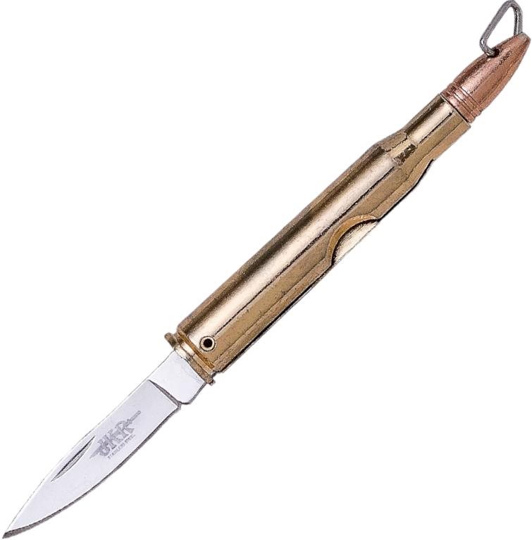 JKR Zavírací nůž ve tvaru náboje v ráži 7,62 mm, hliník