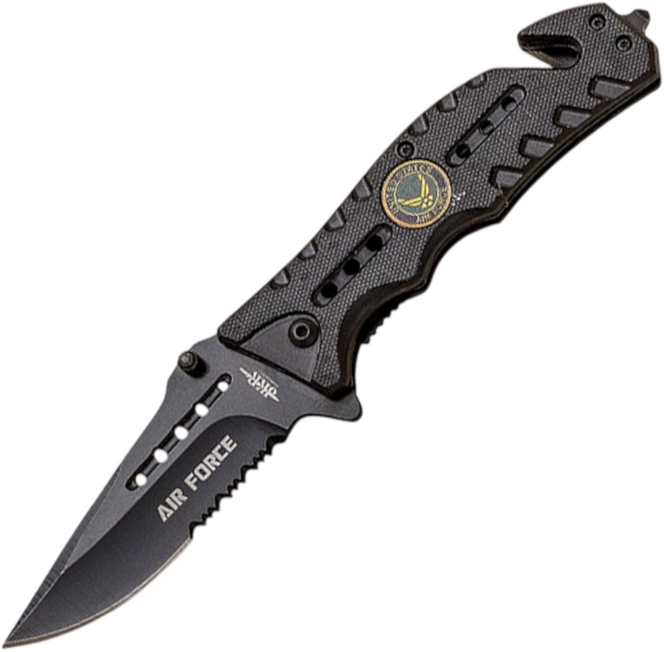 JKR Zavírací nůž Air Force 85 cm, černý