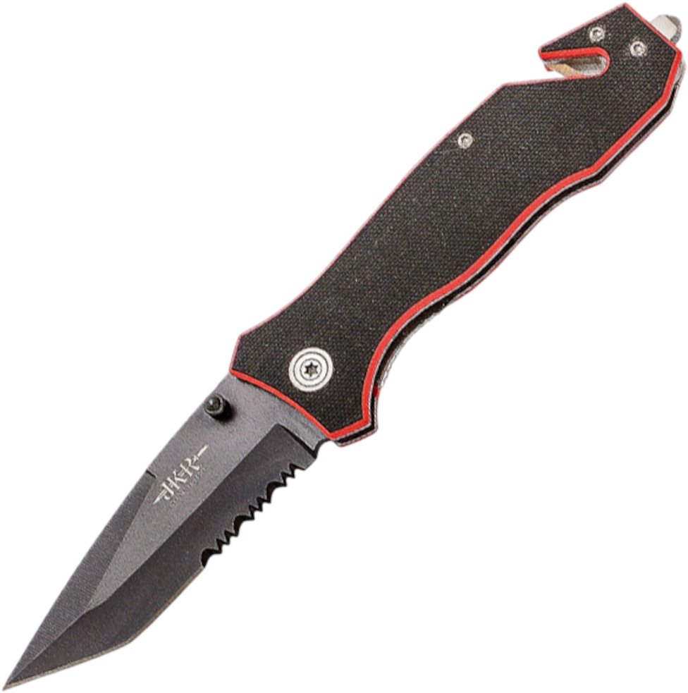 JKR Zavírací nůž 85 cm tanto čepel G10, černý
