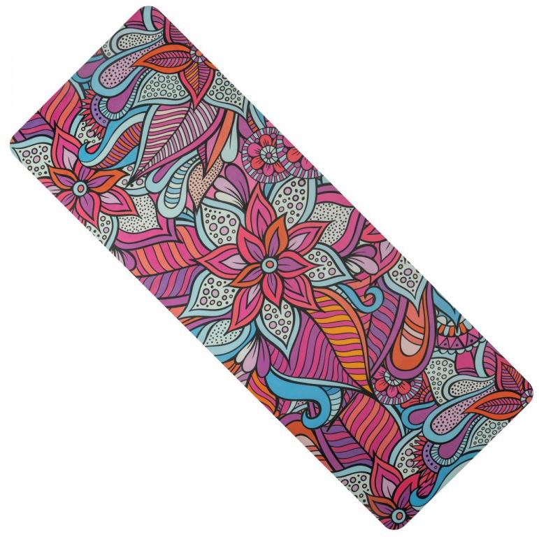 YATE Yoga mat přírodní guma červená 4 mm