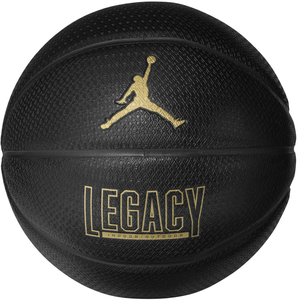 Jordan Legacy 8P 07 2.0 basketbalový míč černý/zlatý