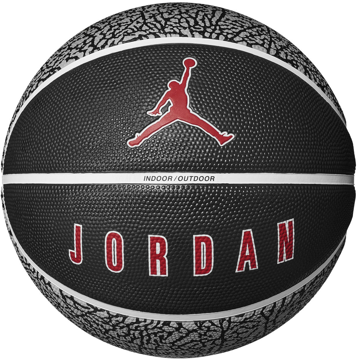 Jordan Playground 8P 07 basketbalový míč šedý/červený