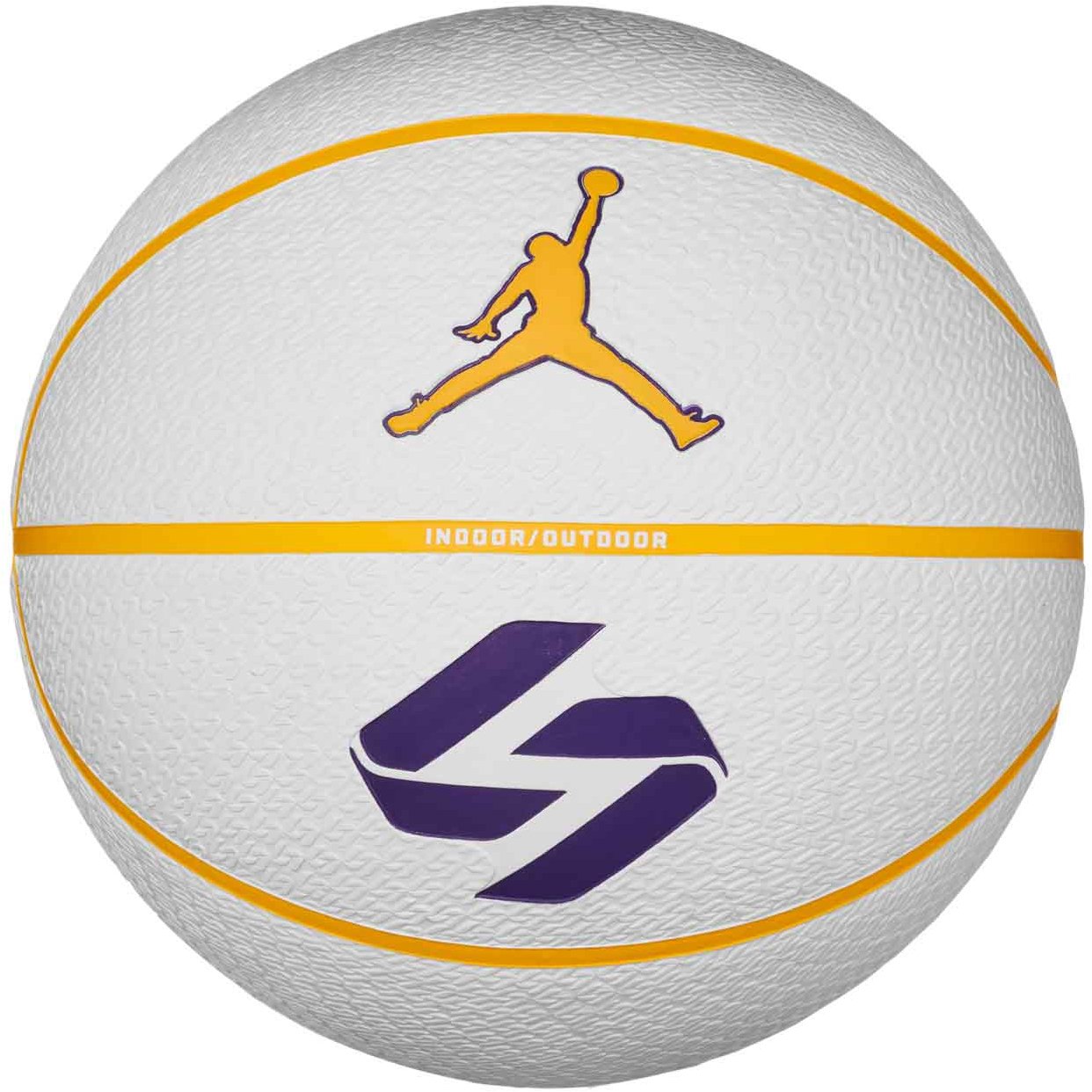 Jordan Playground 8P 07 basketbalový míč bílý/žlutý