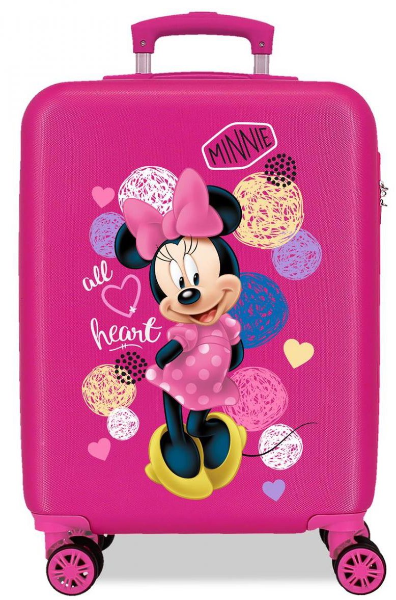 Joummabags Minnie 55 cm, love, malinový