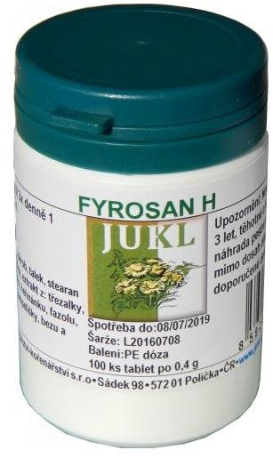 Jukl - Fyrosan H 100 tab.