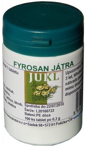 Jukl - Fyrosan Játra 100 tab.