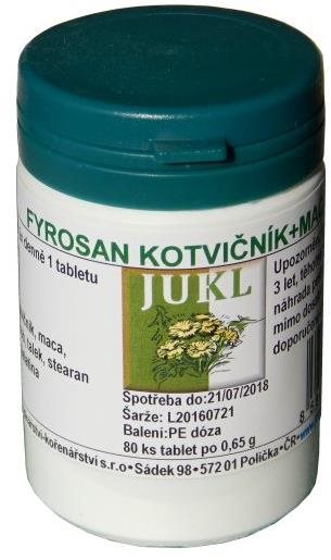 Jukl - Fyrosan Kotvičník + Maca 80 tab.