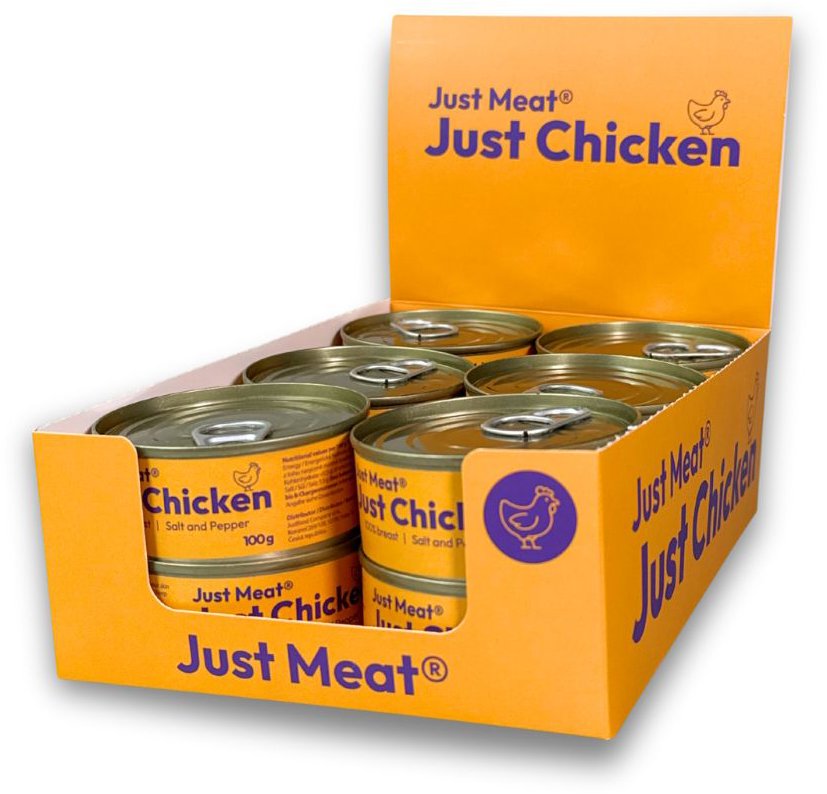 Just Meat Just Chicken 12 × 100 g salt and pepper