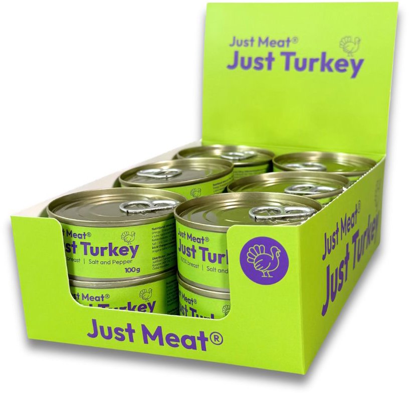 Just Meat Just Turkey 12 × 100 g salt and pepper