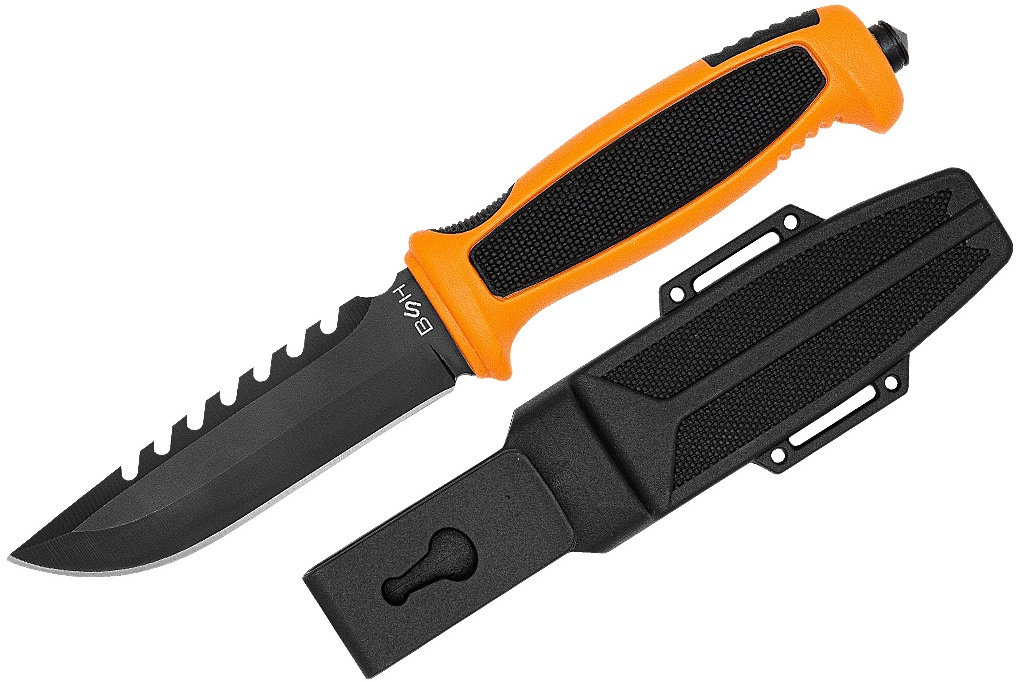 Foxter BSH Turistický taktický nůž 23,5 cm oranžový