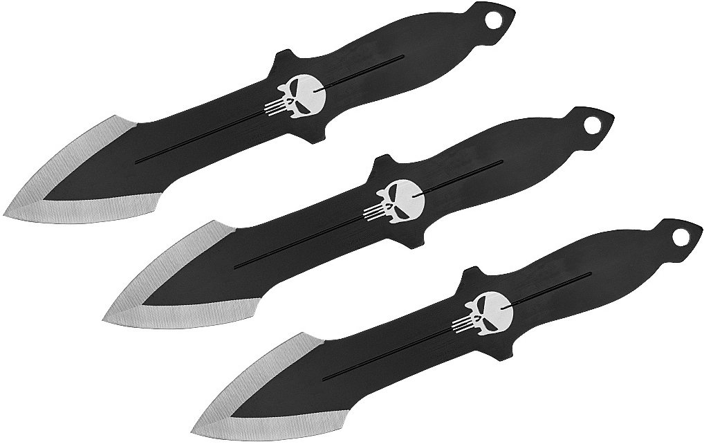 Foxter Punisher Sada tří vrhacích nožů 19 cm