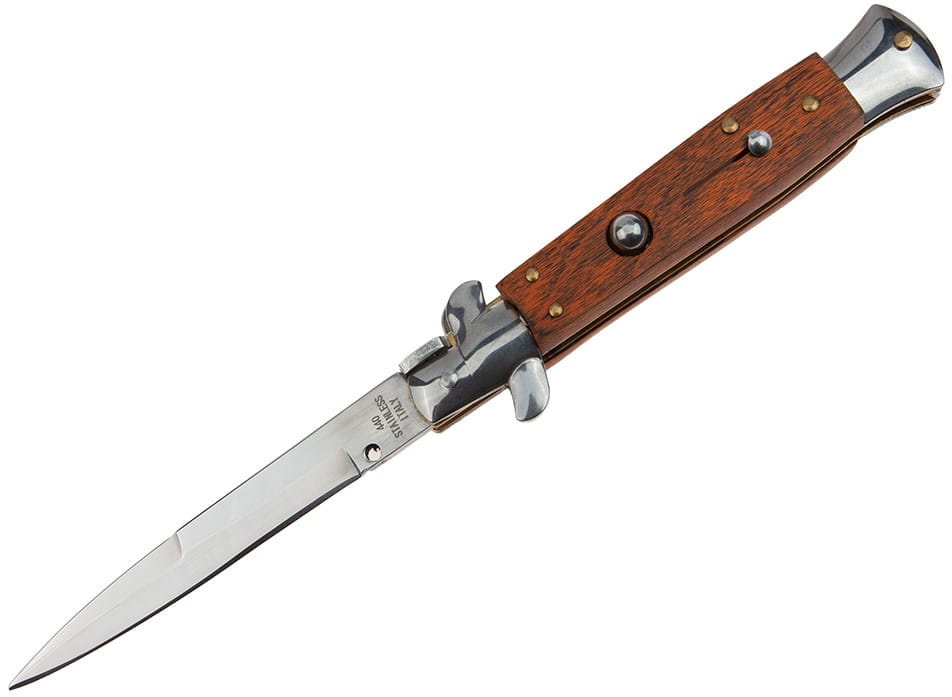 Foxter Italy Klasický pružinový nůž s mosaznými prvky 24,5 cm