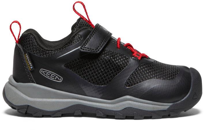 Keen Wanduro Low Wp Children Black/Ribbon Red EU 26 / 156 mm