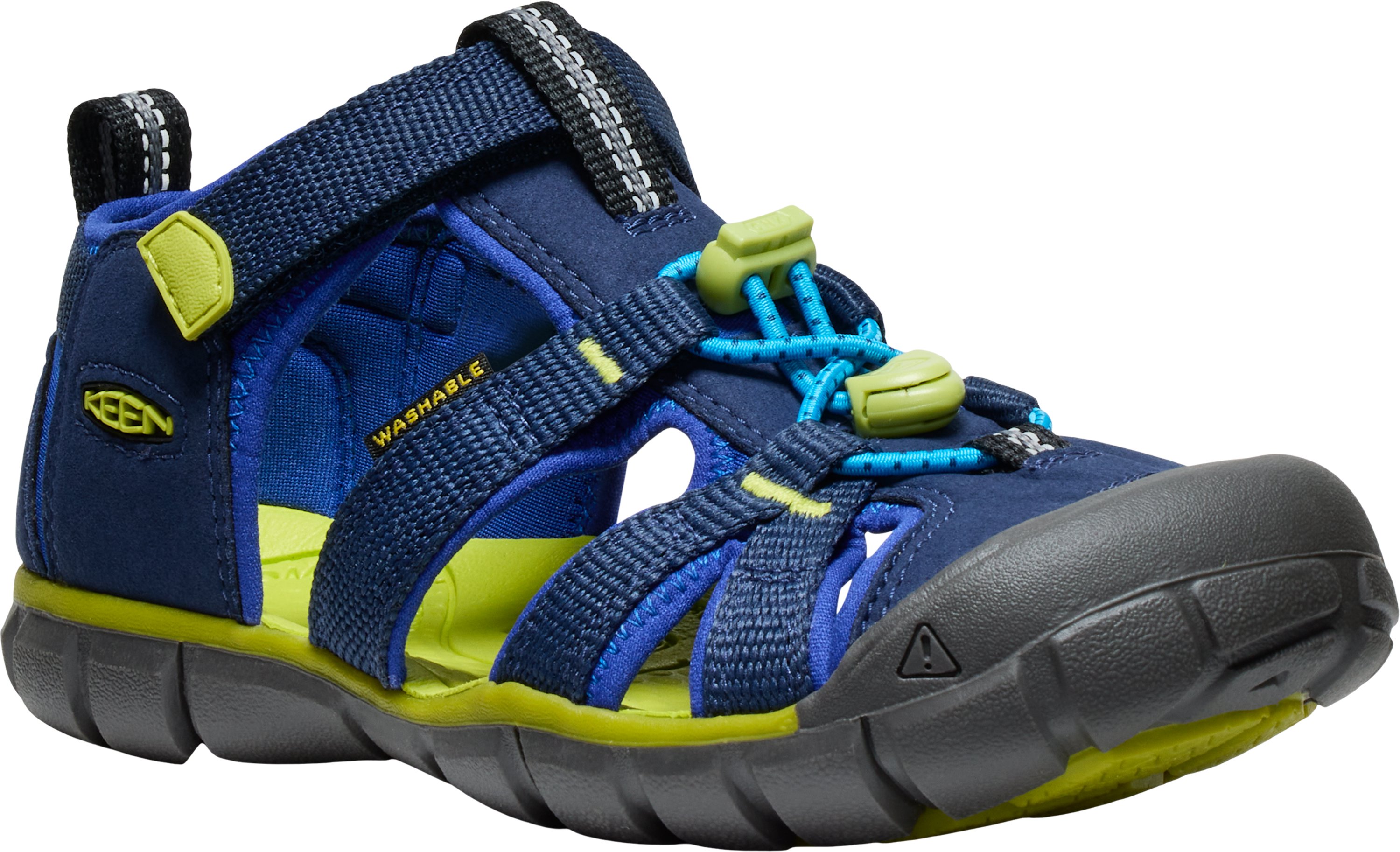 Keen Seacamp II CNX Youth Naval Academy/Chartreuse EU 36 / 222 mm