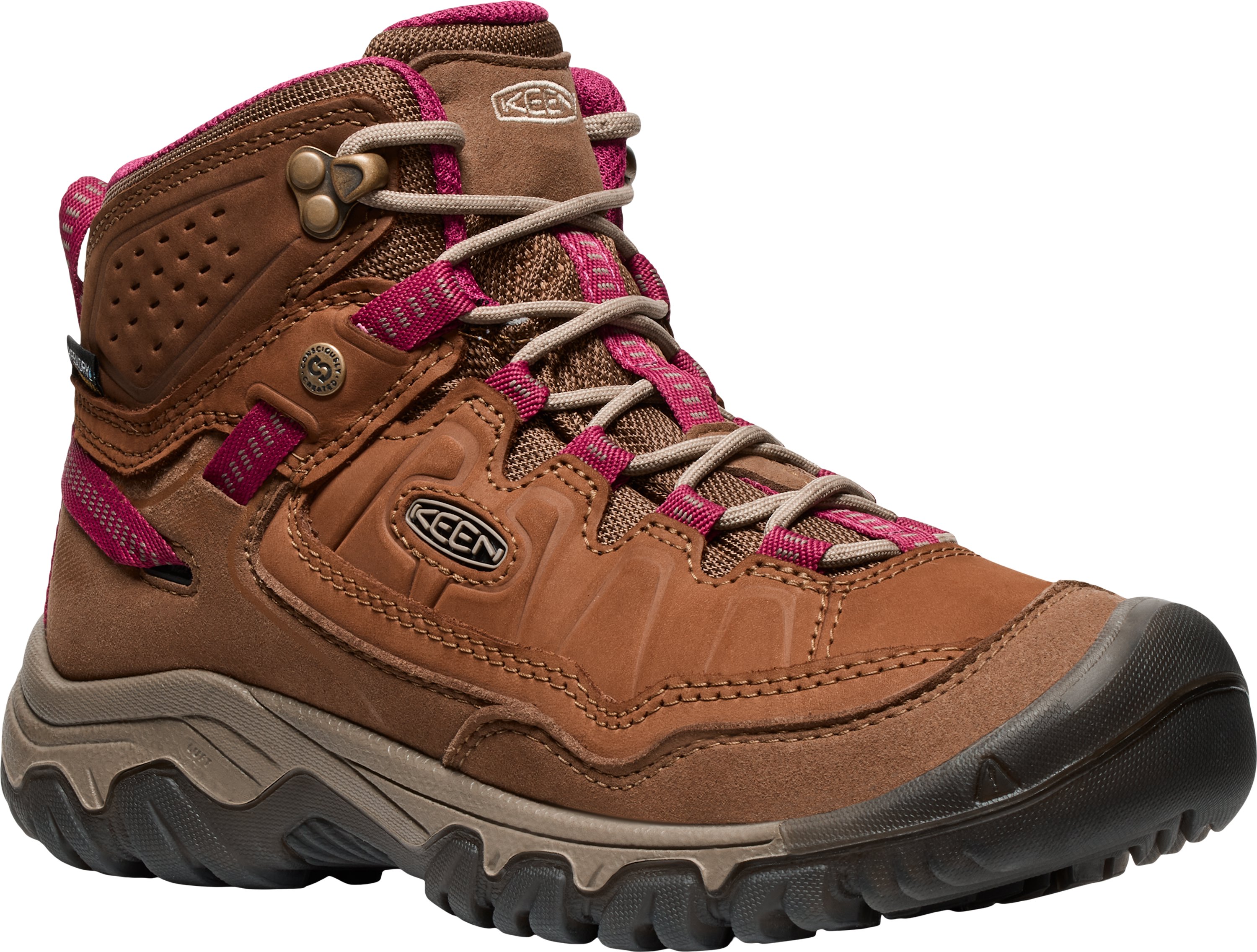 Keen Targhee IV Mid WP Women Bison/Beaujolais EU 40 / 254 mm