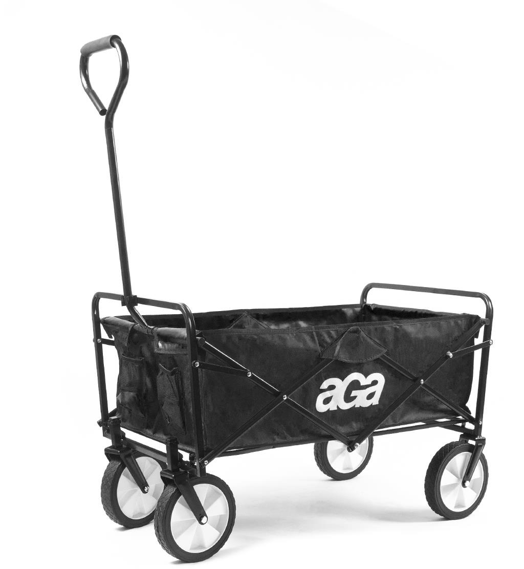 Aga Skládací přepravní vozík MR4610 - černý