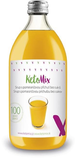 KetoMix Sirup s pomerančovou příchutí, bez cukru (100 porcí)