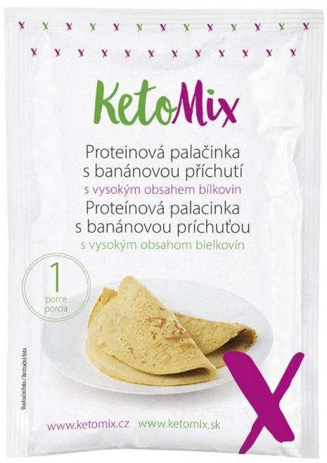 KetoMix Proteinová palačinka s banánovou příchutí (10 porcí)
