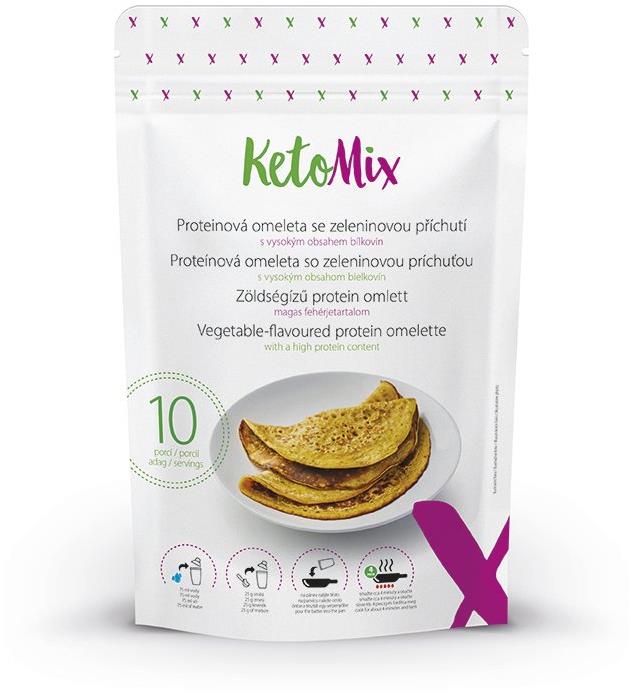 KetoMix Proteinová omeleta se zeleninovou příchutí, 10 porcí